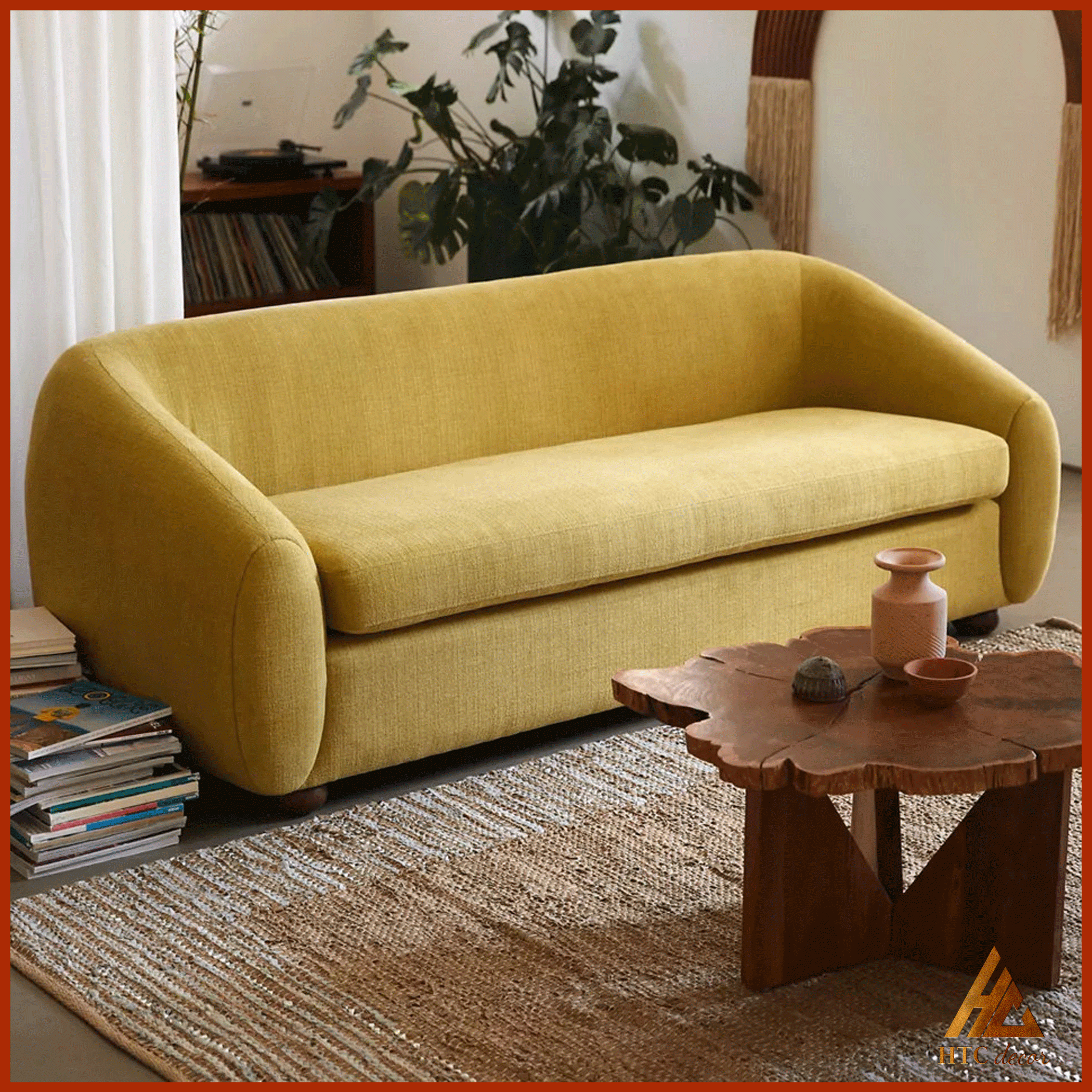 Ghế Sofa Băng Yoji Vải Bố